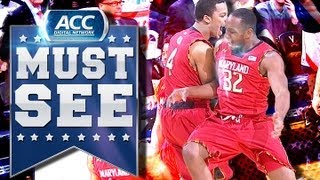 Marylands Dez Wells Nifty BehindtheBack amp Layup  ACC Must See Moment [upl. by Lisetta]