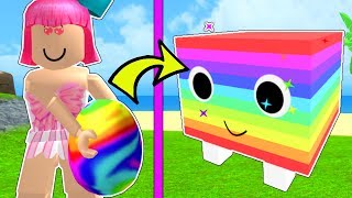 Roblox OVERPOWERED RAINBOW PET CHALLENGE  PET SIMULATOR 3 [upl. by Merete]