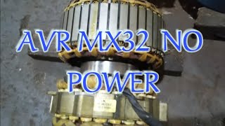 AVR MX321 STAMFORD NO POWER IN PMG NO POWER IN DG [upl. by Reta616]