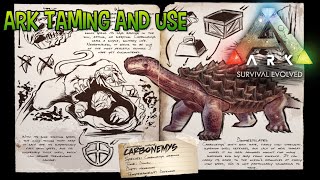 Ark Taming And Use  Carbonemys [upl. by Laban830]