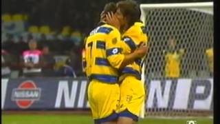 1999 May 12 Parma Italy 3 Olympique Marseille France 0 UEFA Cup [upl. by Ylro]