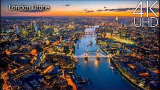 London in 4K UHD Drone [upl. by Morissa663]