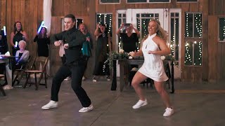 Surprise wedding dance from Bride amp Groom wait til the end [upl. by Adaminah]