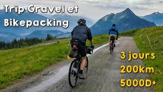 Ma 1ère Sortie Gravel Bikepacking en Triban RC500  à la montagne⛰️ [upl. by Rosaleen600]