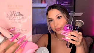 ASMR Pampering You in EVERY way until you fall asleep🫶🏼 skincare head massage face brushing [upl. by Jewell187]