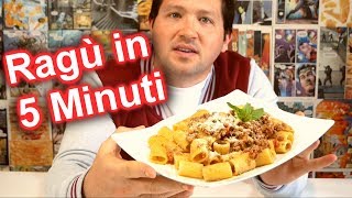 RAGÙ BOLOGNESE con Pomodorini freschi in 5 minuti [upl. by Graaf]