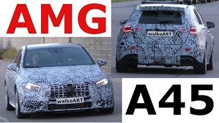 Mercedes Erlkönig AMG A45 2018 AKlasse mit getarntem Panamericana Grill 4K SPY VIDEO [upl. by Emmerich]