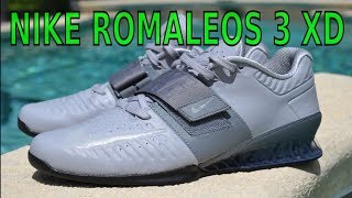 Nike Romaleos 3 XD Weightlifting Shoe Review [upl. by Tsugua783]