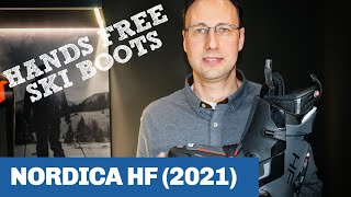 Nordica HF Elite Heat GW 2021  No hands needed for these ski boots [upl. by Ordway]