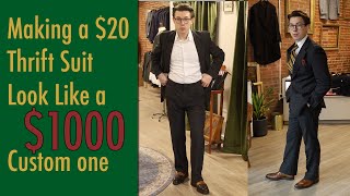 Tailor Makes 20 Suit Look Like 1000000 Bucks [upl. by Sices]