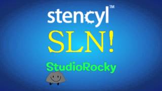 Stencyl SLN StudioRocky logo [upl. by Annairol]