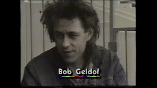 MTV Interview  Bob Geldof MTV  Live Aid 7131985 [upl. by Pihc677]