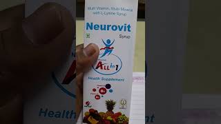 Neurovit syrup review in Hindi multivitamin multimineral syrup shorts [upl. by Anavoig697]