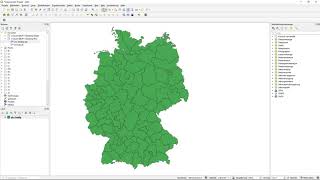 Postleitzahlen in QGIS zusammenfassen [upl. by Urban]