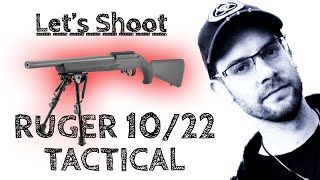 Ruger 1022 Tactical  Lets Shoot 22 [upl. by Saire]