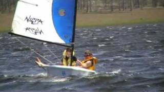 Nippa Sailing Dinghy in strong winds [upl. by Olmstead95]