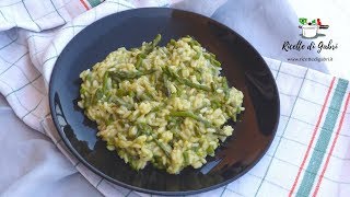 RISOTTO AGLI ASPARAGI Semplice leggero e facile RICETTE DI GABRI [upl. by Colley458]