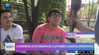 A favor y en contra qué opinan los estudiantes universitarios sobre la marcha de mañana [upl. by Odareg906]