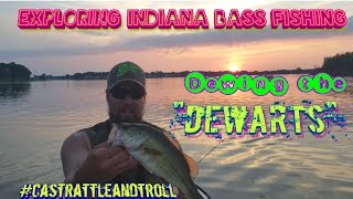 quotDewingquot the Dewarts Dewarts Lake  Exploring Indiana Bass Fishing [upl. by Aikemot]