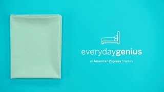 How to Fold Your Fitted Sheets  Everyday Genius with Kari Byron [upl. by Cyrie79]