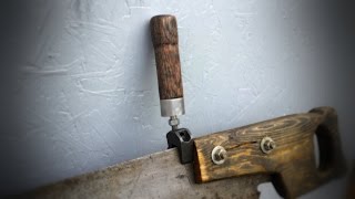 Making A Crosscut Saw Auxiliary Handle [upl. by Namlak]