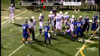 Football  Glastonbury at Southington [upl. by Ynittirb]