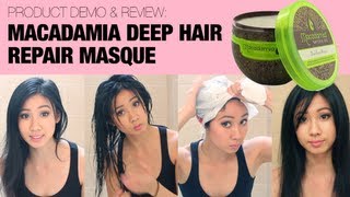 Relaxed Hair Care Deep CoWash tutorialMacadamia Natural Oil Deep Repair Masque review [upl. by Gibert]