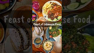 Feast of Authentic Lebanese Food arabic food foodie shorts fyp mezze delicious travel [upl. by Seagraves]