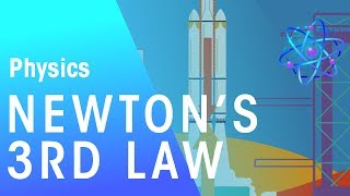 Newtons Third Law  Forces amp Motion  Physics  FuseSchool [upl. by Ahtram875]