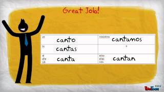 Spanish Lesson Conjugating AR verbs [upl. by Naerda853]