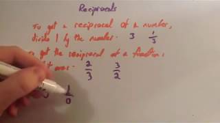 Reciprocals  Corbettmaths [upl. by Maillliw]