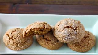 Pumpkin Gingersnap Cookies [upl. by Mohandis]