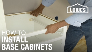 How to Install Base Cabinets [upl. by Elyl]