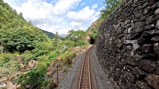 Drivers Eye View  Welsh Highland Railway Rheilffordd Eryri  Porthmadog to Beddgelert [upl. by Humfrid503]