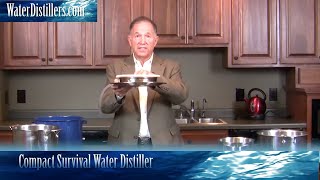 Survival Compact NonElectric Water Distiller Demonstration 2024 [upl. by Illyes11]