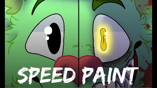 WARNING Blood Flippy  Fliqpy Speedpaint  Happy Tree Friends [upl. by Aihsekal]