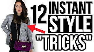 12 INSTANT TRICKS TO LOOK MORE STYLISH [upl. by Lucilia]