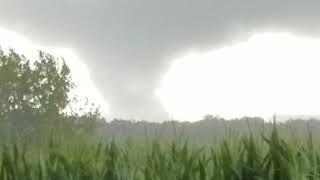 Marshalltown Iowa tornado forming [upl. by Ahsuoj]