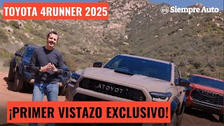 Toyota 4Runner 2025 ¡Nueva generación Primer vistazo exclusivo a la versión TRD Pro  Siempre Auto [upl. by Gnaoh]