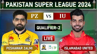 PSL LIVE  PESHAWAR ZALMI vs ISLAMABAD UNITED ELIMINATOR MATCH LIVE COMMENTARY  PZ vs IU LIVE [upl. by Namrak558]