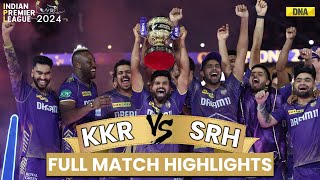 KKR Vs SRH Full Match Highlights Kolkata Knight Riders Vs Sunrisers Hyderabad Match Scorecard [upl. by Assetniuq]