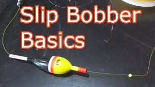 How To Rig FOUR Different Types Of Slip Bobber Stops [upl. by Eedeed]