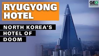 Ryugyong Hotel North Korea’s Hotel of Doom [upl. by Ynafetse128]