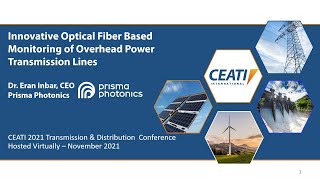 Innovative Optical FiberBased Monitoring of Overhead Power Transmission Lines  CEATI Presentation [upl. by Hcurob]