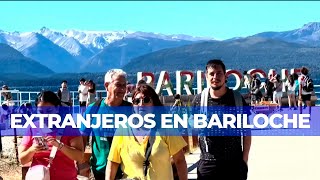 BARILOCHE LLENO DE EXTRANJEROS son mayoría y superan a los argentinos en visitas a la ciudad [upl. by Abigael]