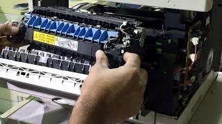 Remove the Fixing unit on Ricoh Aficio 1515 DSM415 and LD015 Printers [upl. by Jecon]