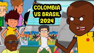 COLOMBIA VS BRASIL 2024 Desocupe Masivo [upl. by Otxis]