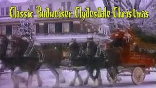 Classic Budweiser Clydesdales Christmas Commercial [upl. by Hammerskjold]