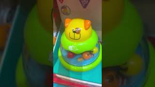 ASMR Spinning Ball Popper Spinning Ball Carousel pushdown babyball playtoy trending viral fun [upl. by Nehtan]