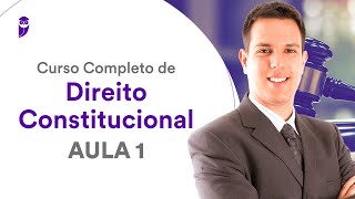 Curso Completo de Direito Constitucional Aula 1  Prof João Trindade [upl. by Akemor]